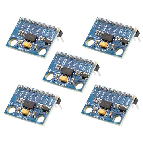 ADXL345 Modul 5 Stück Beschleunigungssensor 3-Achsen Accelerometer GY-291 Digitales Schwerkraft Sensor Modul IIC/SPI Übertragung für Arduino Ra-Pi ADXL345 Modul 5 Stück Beschleunigungssensor 3-Achsen Accelerometer GY-291 Digitales Schwerkraft Sensor Modul IIC/SPI Übertragung für Arduino Ra-Pi von RUIZHI