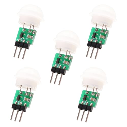 AM312 IR Sensor Modul RUIZHI 5 Stück AS312 Miniatur Human Infrarot Sensor Modul 3~12V Niedriger Stromverbrauch Wird in Auto-Sensing-Schaltungen verwendet von RUIZHI