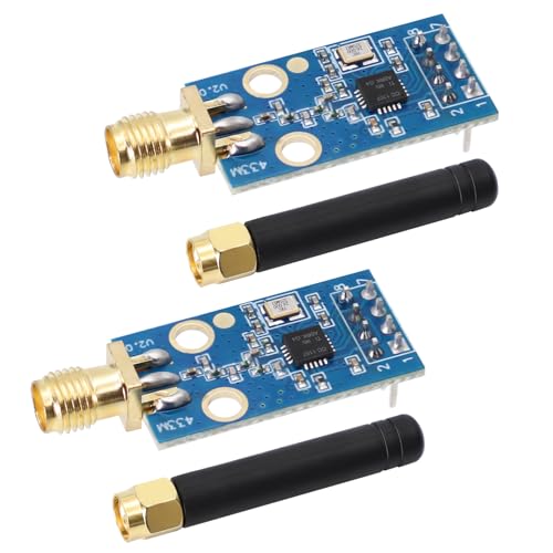 CC1101 Funkmodul Modul RUIZHI 2 Stück CC1101 433M Digitales Übertragungsmodul CC1101 Wireless Modul mit SMA Antennenanschluss 1.9-3.6V DC Kompatibel mit Arduino CC1101 Funkmodul Modul RUIZHI 2 Stück CC1101 433M Digitales Übertragungsmodul CC1101 Wireless Modul mit SMA Antennenanschluss 1.9-3.6V DC Kompatibel mit Arduino von RUIZHI