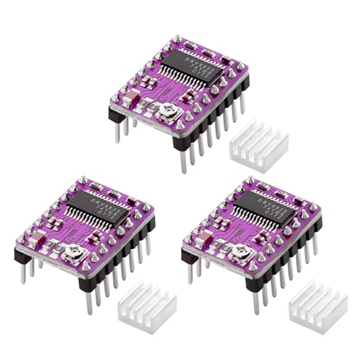DRV8825 Schrittmotor Treiber Modul RUIZHI 3 Stücke DRV8825 Stepstick Stepper Schrittmotortreibermodul mit Kühlkörper Thermische Funktion kompatibel mit Arduino 3D Drucker RAMPS1.4 DRV8825 Schrittmotor Treiber Modul RUIZHI 3 Stücke DRV8825 Stepstick Stepper Schrittmotortreibermodul mit Kühlkörper Thermische Funktion kompatibel mit Arduino 3D Drucker RAMPS1.4 von RUIZHI