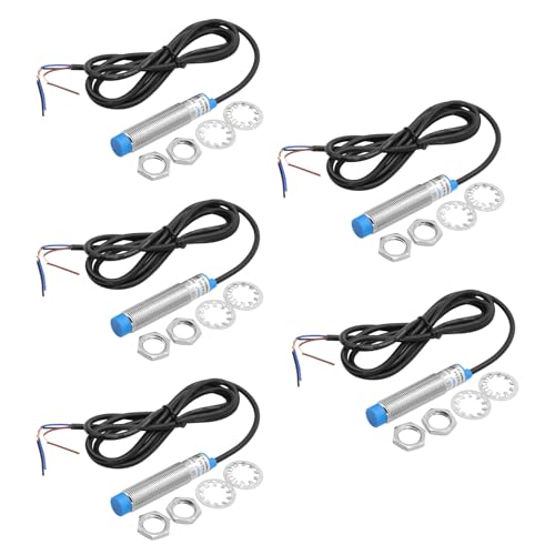 LJ12A3-4-Z BX Näherungssensor RUIZHI 5 Stück LJ12A3-4-Z Schalter Sensor/Schalter Induktiv Metall induktiv NPN Normalerweise offen 3-Adrig DC 6-36V kompatibel mit Arduino von RUIZHI