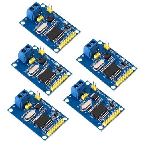 MCP2515 CAN Bus Modul RUIZHI 5 Stück MCP2515 CAN Bus Shield Basiert auf TJA1050 Empfänger Unterstützt CAN V2.0B Technologie SPI Protokoll Kompatibel mit Arduino mit Raspberry Pi MCP2515 CAN Bus Modul RUIZHI 5 Stück MCP2515 CAN Bus Shield Basiert auf TJA1050 Empfänger Unterstützt CAN V2.0B Technologie SPI Protokoll Kompatibel mit Arduino mit Raspberry Pi von RUIZHI