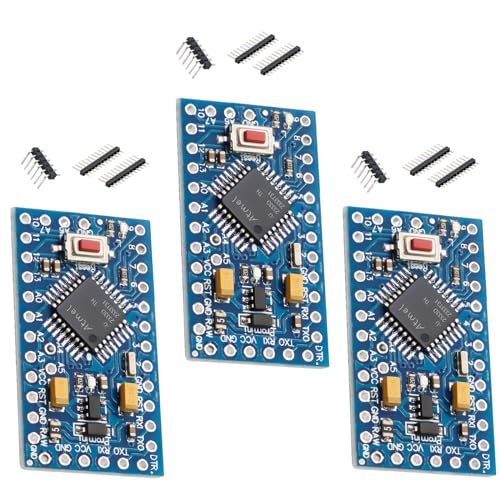Pro Mini Entwicklungsboard RUIZHI 3 Stück Pro Mini 5V/16M Modul DC 3.3 V - 12 V Unterstützung der seriellen Schnittstelle Download Kompatibel mit Arduino von RUIZHI