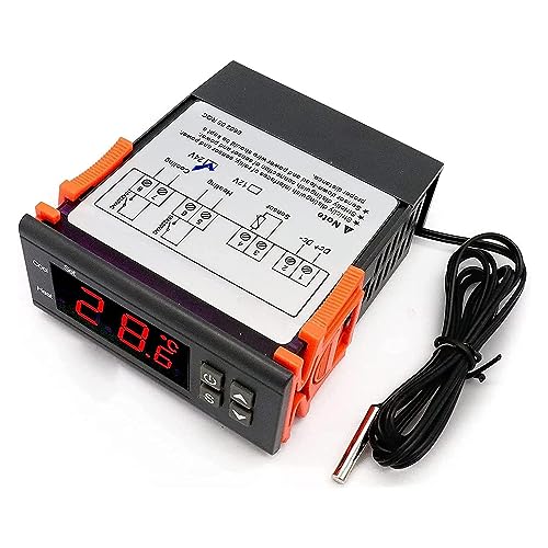 RUIZHI Digitaler Temperaturregler DC 24V 10A Digital Thermostat mit Temperaturfühler Sensor Sonde für Aquarium RUIZHI Digitaler Temperaturregler DC 24V 10A Digital Thermostat mit Temperaturfühler Sensor Sonde für Aquarium von RUIZHI