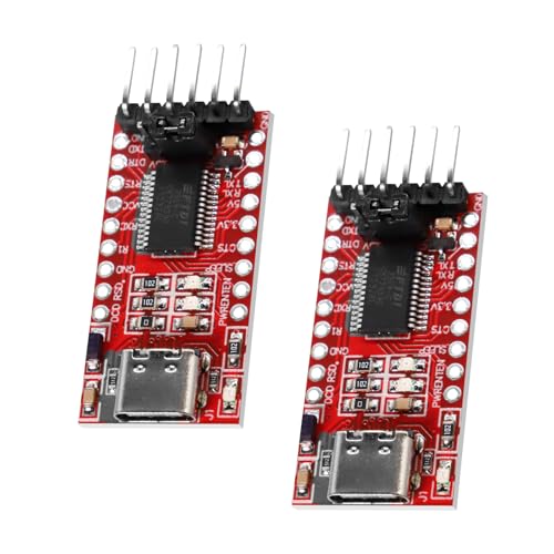USB-C zu TTL Serial Adapter mit FT232RL RUIZHI 2 Stück FT232RL Modul für 3.3V und 5V Mini USB zu TTL Seriell Konverter Adaptermodul Type-C Schnittstelle Kompatibel mit Arduino USB-C zu TTL Serial Adapter mit FT232RL RUIZHI 2 Stück FT232RL Modul für 3.3V und 5V Mini USB zu TTL Seriell Konverter Adaptermodul Type-C Schnittstelle Kompatibel mit Arduino von RUIZHI