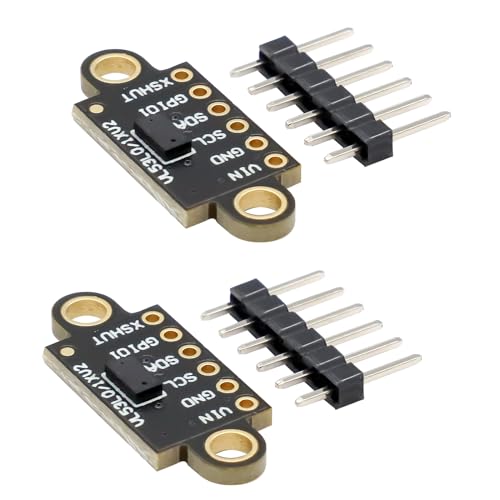 VL53L0X VL53L1X Laser Distanzsensor 2 Stück VL53L1X V2 Distanzsensor 4 Meter Flugzeitsensor Distanzsensor Time-of-Flight Laser-Entfernungsmessung für Drohnen, Roboter VL53L0X VL53L1X Laser Distanzsensor 2 Stück VL53L1X V2 Distanzsensor 4 Meter Flugzeitsensor Distanzsensor Time-of-Flight Laser-Entfernungsmessung für Drohnen, Roboter von RUIZHI
