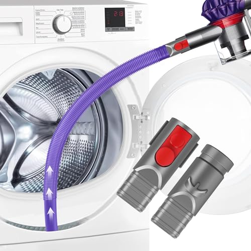 RUKHOOL Flexibele Fugendüse für Dyson V15 V12 V11 V10 V8 V7 V6 Lang Staubsaugerdüse Flexi Crevice Düse Flache Saugdüse Staubsauger Zubehör Aufsatz für Reinigung Möbeln Trockenreiniger und Auto, 87CM von RUKHOOL