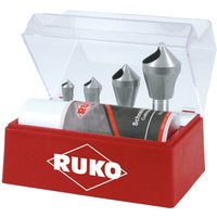 Kegel- und Entgratsenker-Satz mit Querloch 5tlg. HSSE-Co 5 in Polystyrol-Kassette - 102310E - Ruko Kegel- und Entgratsenker-Satz mit Querloch 5tlg. HSSE-Co 5 in Polystyrol-Kassette - 102310E - Ruko von RUKO