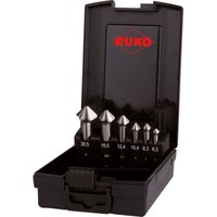 RUKO ULTIMATECUT Kegel- und Entgratsenker-Satz DIN 335 Form C 90° HSS in Kunststoffkassette - 6 tlg. - 102790RO RUKO ULTIMATECUT Kegel- und Entgratsenker-Satz DIN 335 Form C 90° HSS in Kunststoffkassette - 6 tlg. - 102790RO von RUKO