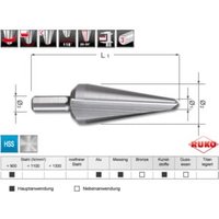 Ruko Blechschälbohrer-Modul HSS + HSS-TiN, mit Kreuzanschliff in Quadro Pack von RUKO