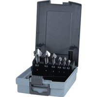 Kegel- und Entgratsenker-Satz 6tlg. din 335 Form c 90° Hartmetall ø 6,3 - 20,5 mm in Kunststoffkassette - 102152HMRO - Ruko von RUKO