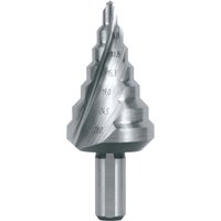 Stufenbohrer Bohrbereich 5-28 mm hss spiralgenutet Schneidenanzahl 2 Stufenanzahl 7 von RUKO