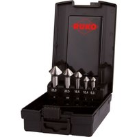 Ultimatecut Kegel- und Entgratsenker-Satz din 335 Form c 90° hss in Kunststoffkassette - 5 tlg. - 102791RO - Ruko von RUKO