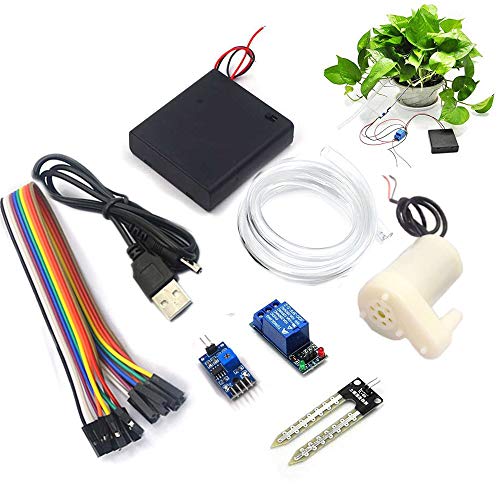 RUNCCI-YUN Bodenfeuchtigkeitssensor-Set, automatisches Bewässerungssystem mit Mini-Wasserpumpe für Arduino Garten-DIY-Kit RUNCCI-YUN Bodenfeuchtigkeitssensor-Set, automatisches Bewässerungssystem mit Mini-Wasserpumpe für Arduino Garten-DIY-Kit von RUNCCI-YUN