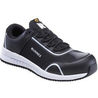 5113-44 RUNNEX® S1PS-ESD-Sicherheitshalbschuhe SportStar Gr.44 schwarz/weiß von RUNNEX