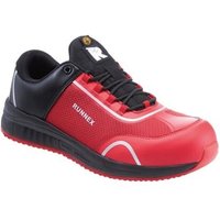 5114-36 RUNNEX® S1PS-ESD-Sicherheitshalbschuhe SportStar Gr.36 schwarz/rot von RUNNEX