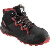 RUNNEX® S3-ESD-Sicherheitsschnürstiefel TeamStar, Schwarz/Rot von RUNNEX
