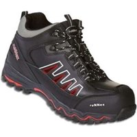 RUNNEX® S3-Sicherheitsschnürstiefel LightStar schwarz/rot, Alu 532138 Gr.38 von RUNNEX