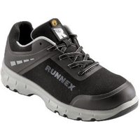 Runnex ® - S3-ESD-Sicherheitshalbschuhe FlexStar schwarz/grau 5370 Gr. 41 von RUNNEX