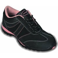 Runnex - S2-Damen-Sicherheitshalbschuhe Girl-Star schwarz/pink 528039 Gr.39 von RUNNEX