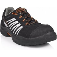 RUNNEX® S2-Sicherheitshalbschuhe TeamStar schwarz/silber/orange 520537 Gr.37 von RUNNEX