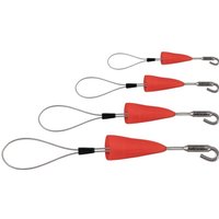 RUNPOTEC Kabelziehschlaufe RUNPOFIX 4-tlg.m.Schutzkappe u.Hak.4er Set von RUNPOTEC