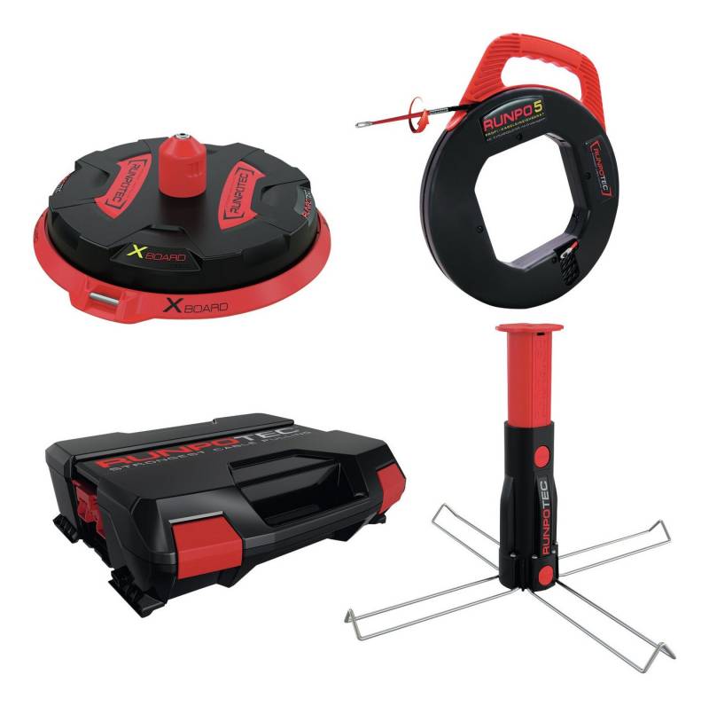 RUNPOTEC Montagewerkzeug, (3-tlg), Abroll- und Einzugsset Rrunpo5 + XB 300Multi-Set von RUNPOTEC
