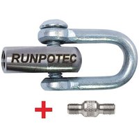 Schäkel mit Gewinde RTG Ø 12 mm von RUNPOTEC