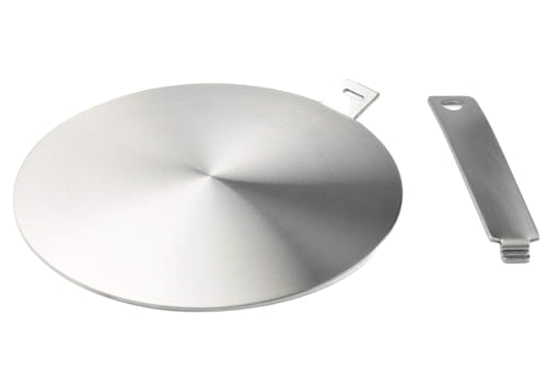 COZYKIT 5.5inch Induktions-Adapterplatte Induktionsherd Hitzeverteiler Ringplatte, Induktionsadapter mit teilbarem Griff (14 cm) von RUNZI