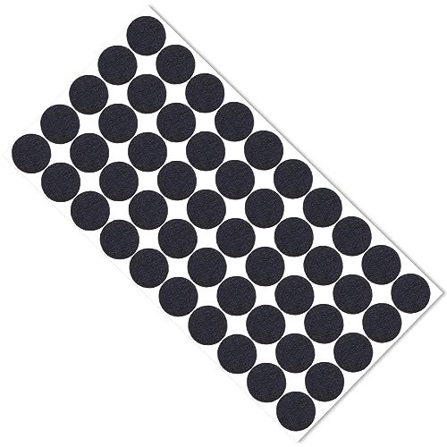 50 Stücke Filzgleiter Schwarz,Filzgleiter für Stühle,Filzgleiter Selbstklebend Schwarz,Filzgleiter Selbstklebend,Filz für Stühle,Filzgleiter Stuhl,für Tisch,Stühle,Möbel (15mm) von RUOJLING