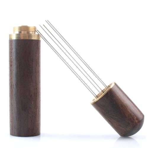 Kaffee Tamper Espresso Nadel, Siebträger Zubehör,Barista Zubehör Tool,Coffee Distributor Verteiler,Coffee Accessories,Verteilerwerkzeug mit 6 Feinen Nadeln 0.6 mm für Espresso Rührer Ersatz Kaffee Tamper Espresso Nadel, Siebträger Zubehör,Barista Zubehör Tool,Coffee Distributor Verteiler,Coffee Accessories,Verteilerwerkzeug mit 6 Feinen Nadeln 0.6 mm für Espresso Rührer Ersatz von RUOXIXI