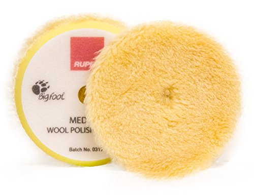 2 Stück Rupes Bigfoot Gelbe Woll Pads Medium 80/90mm für LHR75e 2 Stück Rupes Bigfoot Gelbe Woll Pads Medium 80/90mm für LHR75e von RUPES