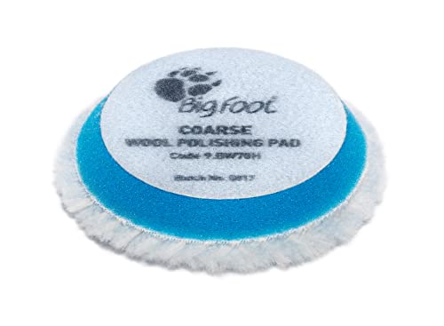 RUPES Polierpad Coarse Wool Polishing Pad Polierschwamm grob hart blau 50-70 mm von RUPES