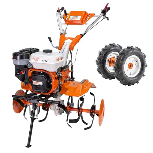 RURIS - Professionelle Gartenfräse 731FR – Motor General Engine mit 8,5 PS – Arbeitsbreite 560 – 830 mm – behandelte Oberfläche bis 1000 m²/h von RURIS POWER FOR NATURE