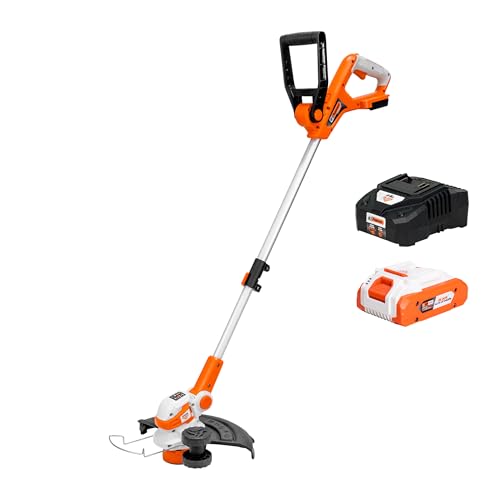 RURIS Trimmer Drahtschneider, kabellos, 2024e – Elektromotor mit Besen, Schnittdurchmesser 300 mm, ideal für Garten und Oberflächen, Lithium-Ionen-Akku 20 V, 4 Ah und Ladegerät inklusive RURIS Trimmer Drahtschneider, kabellos, 2024e – Elektromotor mit Besen, Schnittdurchmesser 300 mm, ideal für Garten und Oberflächen, Lithium-Ionen-Akku 20 V, 4 Ah und Ladegerät inklusive von RURIS POWER FOR NATURE