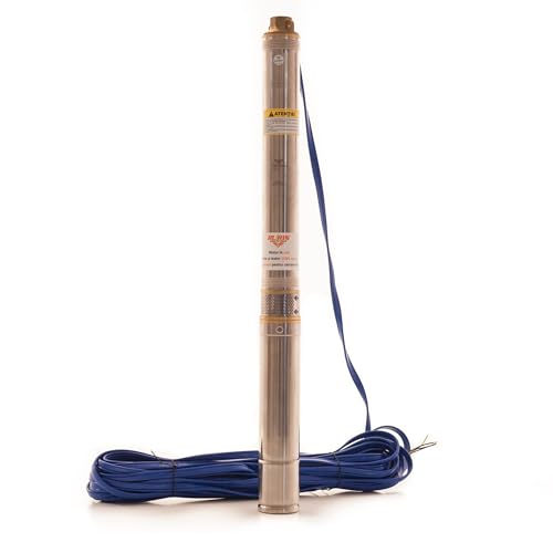 Ruris 3STM3-14 Tauchpumpe Aqua 690, 370 W, Durchflussmenge 3 m³/h, Entladung 60 m, Stator, Kabel 25 m, mit Bedienfeld Ruris 3STM3-14 Tauchpumpe Aqua 690, 370 W, Durchflussmenge 3 m³/h, Entladung 60 m, Stator, Kabel 25 m, mit Bedienfeld von RURIS POWER FOR NATURE