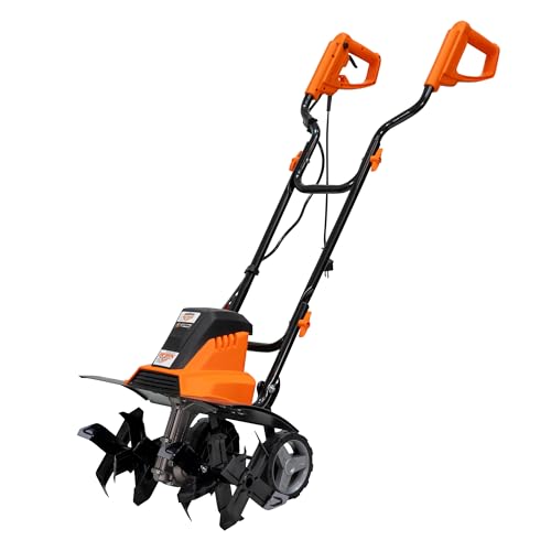 Ruris Elektrische Motorhacke 160RE – 1600 W, Breite 450 mm, Tiefe 220 mm, 24 Messer, elektronische Bremse, 2 Räder, leicht und leise von RURIS POWER FOR NATURE