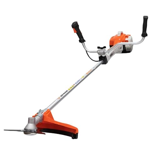 Ruris RR460C Motorsense 3CH, professionelle Schneiderspule, Halterung für Lenker mit Vibrationsdämpfung, Dreifachscheibe, ergonomischer Sicherheitsgurt von RURIS POWER FOR NATURE