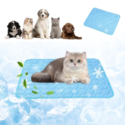 Kühlmatte für Hunde Katzen, Selbstkühlende Matte Katze,Hundekühlmatte Selbstkühlend,Kühldecke für Katzen Summer Pet Ice Pad,Die Innovative Kühlmatte Atmungsaktive EIS für,Fußboden,Hundebett Kühlmatte für Hunde Katzen, Selbstkühlende Matte Katze,Hundekühlmatte Selbstkühlend,Kühldecke für Katzen Summer Pet Ice Pad,Die Innovative Kühlmatte Atmungsaktive EIS für,Fußboden,Hundebett von RURIZHONGTIAN