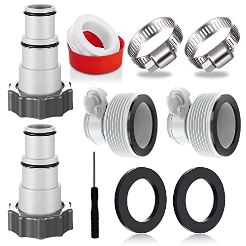 4PCS Poolschlauch Adapter,Adapter A und Type B für Intex Pool,Schlauchadapter für Pumpe,4 Stück ,Anschluss Für Ø 32 Und 38 Mm 4PCS Poolschlauch Adapter,Adapter A und Type B für Intex Pool,Schlauchadapter für Pumpe,4 Stück ,Anschluss Für Ø 32 Und 38 Mm von RURIZHONGTIAN