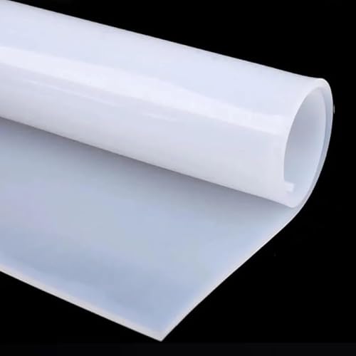 20x20 Zoll Flexible Silikonkautschukplatte - Hitzebeständige Stoßdämpfende Dichtung for Küche und Handwerk, 1PC(Translucent,20in*20 in*1.5mm) von RURUR
