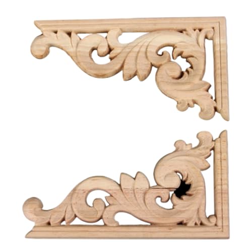 RURUR Möbelaufkleber, Holzleisten, dekorative Zierleisten, Geschnitzte Holzaufkleber, Eck-Holzschnitzerei, Onlay-Applikation, Blumen-Möbel, Schrank, Kasten, Türen, Dekoration RURUR Möbelaufkleber, Holzleisten, dekorative Zierleisten, Geschnitzte Holzaufkleber, Eck-Holzschnitzerei, Onlay-Applikation, Blumen-Möbel, Schrank, Kasten, Türen, Dekoration von RURUR