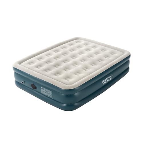 Aufblasbare Luftmatratze für Einzel-/Queen/King-Bett mit integrierter Pumpe, langlebig, hohe Luftmatratze, 45,7 cm, schnelles Aufblasen/Deflation, für Camping, Zuhause, Gäste, Reisekissen, Aufblasbare Luftmatratze für Einzel-/Queen/King-Bett mit integrierter Pumpe, langlebig, hohe Luftmatratze, 45,7 cm, schnelles Aufblasen/Deflation, für Camping, Zuhause, Gäste, Reisekissen, von RUSHANPEACE