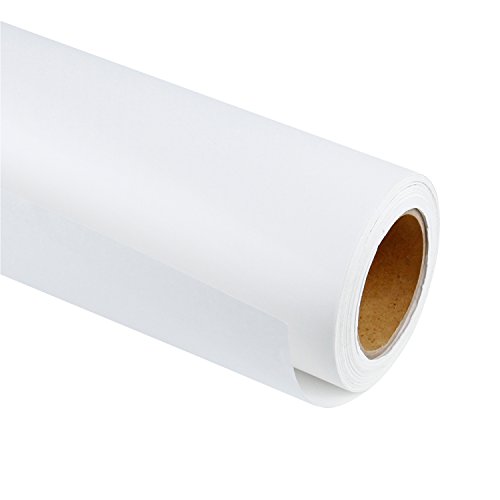 RUSPEPA Weiß Kraftpapier - Natürliches Recyclingpapier, Kraftpapierrolle Ideal für Kunsthandwerk, Kunst, Kleine Geschenkverpackungen, Verpackung, Post, Versand und Pakete - 76.2 cm x 30 m von RUSPEPA