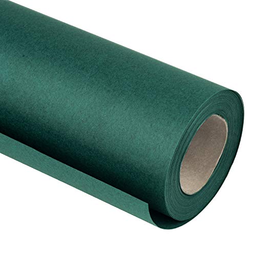 RUSPEPA grüne Kraftpapierrolle – 44,5 cm x 30 m – recycelbares Papier, perfekt für Kunsthandwerk, Kunst, Verpackung, Post, Versand, Staumaterial und Pakete von RUSPEPA