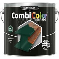 Rust-oleum - combicolor Original RAL6005 - Moosgrün 2,5L, Einschicht-System für Metallschutz - Grün von RUST-OLEUM