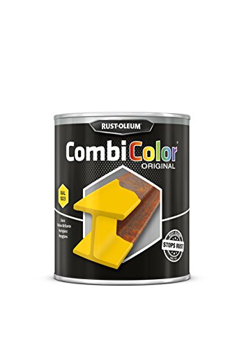 RUST-OLEUM 7344.0.75 Combicolor Original Metallschutzlack, verkehrsggelb-ral 1023 von RUST-OLEUM
