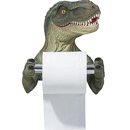 Mify RUSTOO Toilettenpapierhalter, Toilettenpapierhalter, Toilettenpapierhalter Wandmontierter Dinosaurier-Design-Rollenpapierhalter Toilette Badezimmer Toilette an jedem Ort von Mify