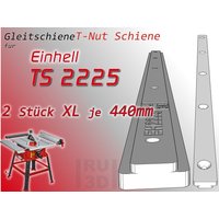 2x 440mm Gleitschiene T-Nut Schiene Für Einhell Ts 2225 Tischkreissäge, Gehrungssäge/Lehre, Schiebeschlitten 2x 440mm Gleitschiene T-Nut Schiene Für Einhell Ts 2225 Tischkreissäge, Gehrungssäge/Lehre, Schiebeschlitten von RUSoftware