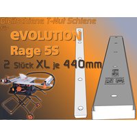 2x 440mm T-Schiene Für Evolution Rage 5S Tischkreissäge, Schiebeschlitten 2x 440mm T-Schiene Für Evolution Rage 5S Tischkreissäge, Schiebeschlitten von RUSoftware